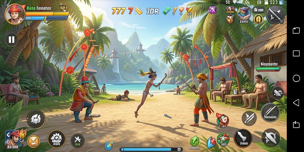 Tangkapan layar dari gameplay 777IDR yang menampilkan keseruan permainan Casual.