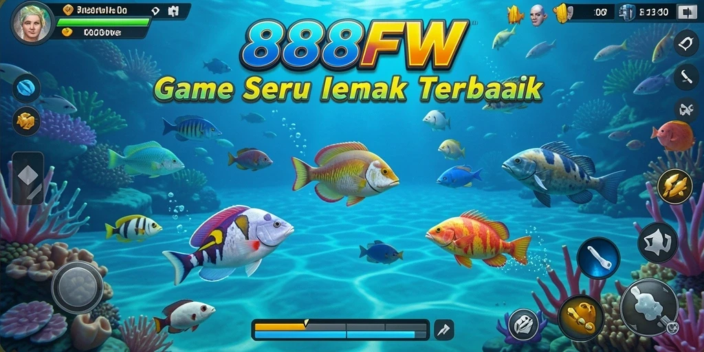 Screenshot gameplay Tembak Ikan yang seru di 888FW.