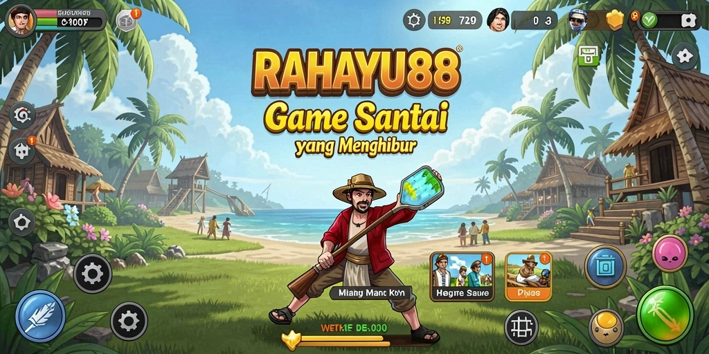 Tampilan gameplay menarik dari RAHAYU88 yang penuh warna.