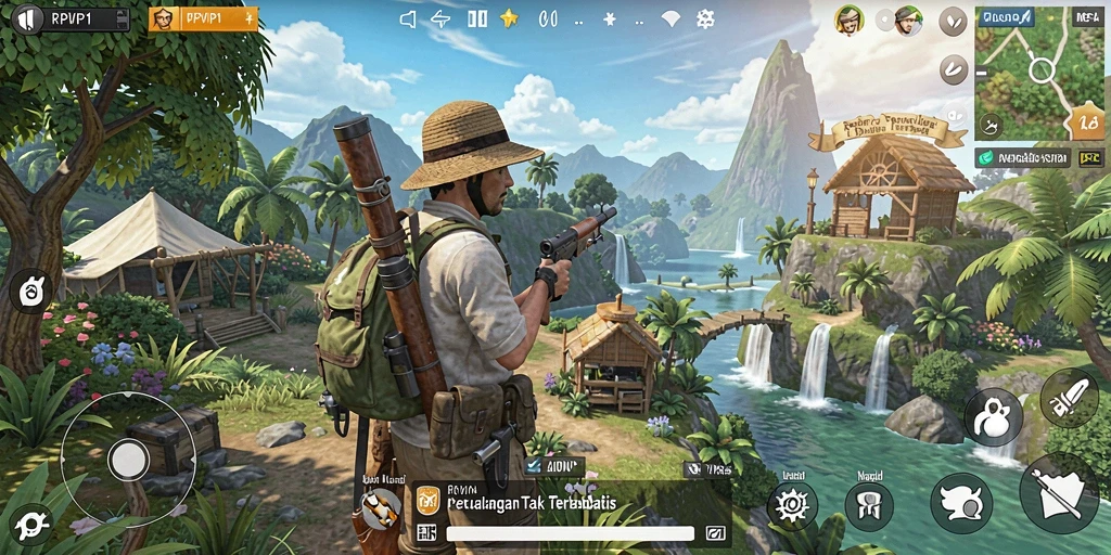 Tampilan gameplay yang menakjubkan di dunia terbuka RPVIP1.