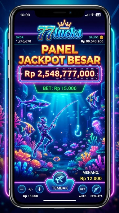 Tampilan antarmuka aplikasi 77lucks yang intuitif.